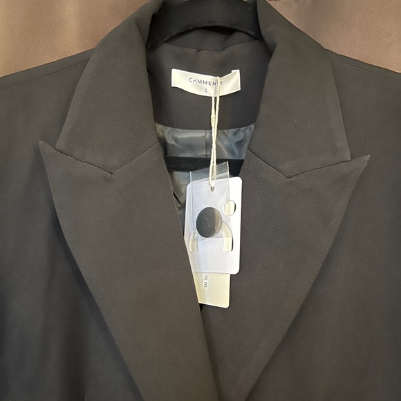 Collar Pocket Long Blazer Coat - Picture 9 of 10